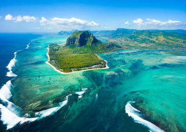 Mauritius from above