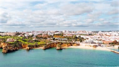 Port city of Lagos in the Algarve