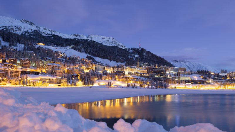 St. Moritz in der Schweiz