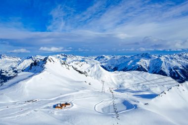 The ski area in Davos