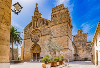 Church of Sant Jaume in the old town of Alcudia
