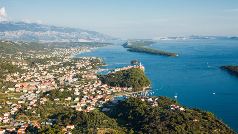 Rab, grüne Insel in Kroatien