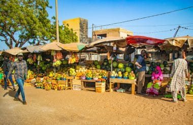 Fruit market in Senegal