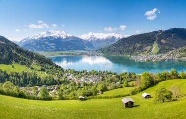 Zell am See in summer
