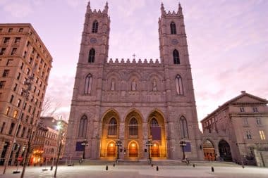 Die Basilika Notre-Dame in Montreal