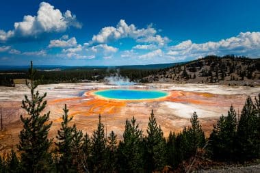 Grand Prismatic Spring in Yellowstone Park