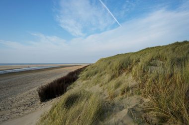 Beach and dunes on the North Sea island of Spiekeroog.
