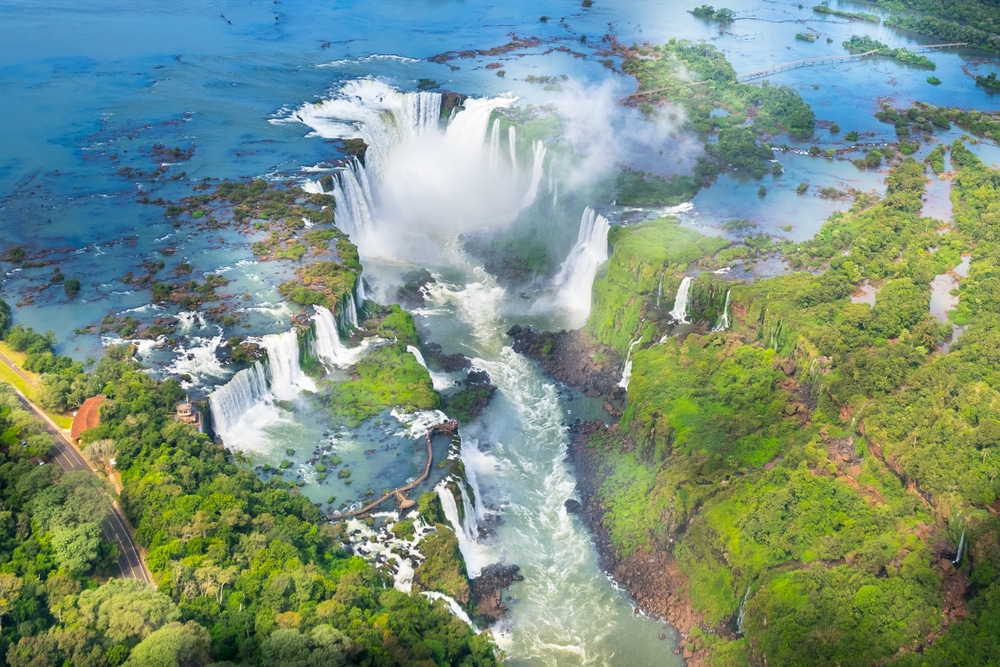 Iguazú-Wasserfälle in Brasilien