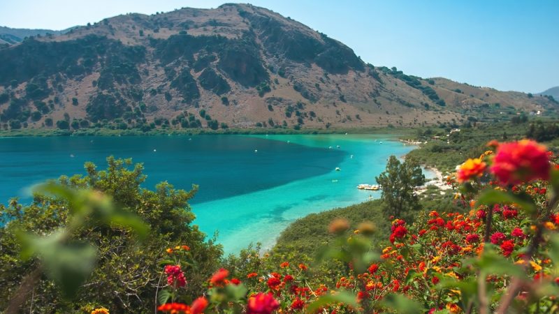 Kournas-See auf Kreta