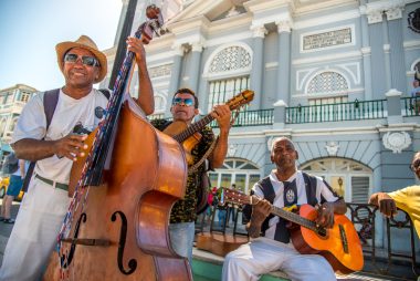 Street band in Santiago de Cuba