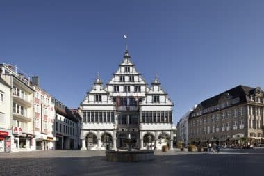 The historic Paderborn town hall
