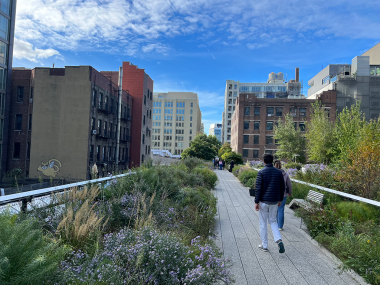 High-Line Park in New York