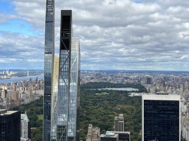 Rockefeller Center, Blick auf den Central Park