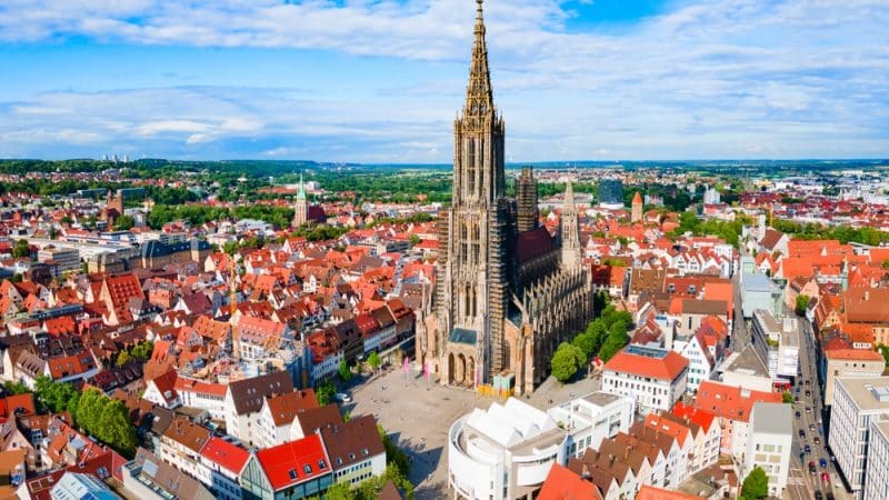 Blick auf Ulm und das Ulmer Münster